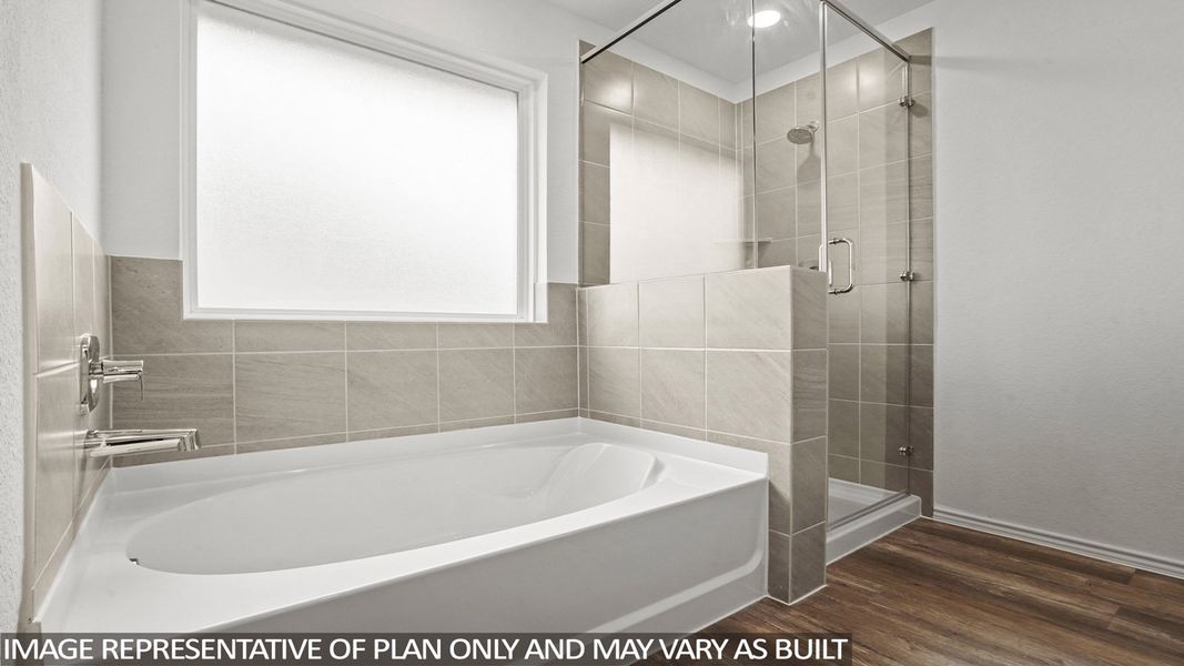 Furnished interior view inside a new home in Cypress Green, Tomball (Image 8).