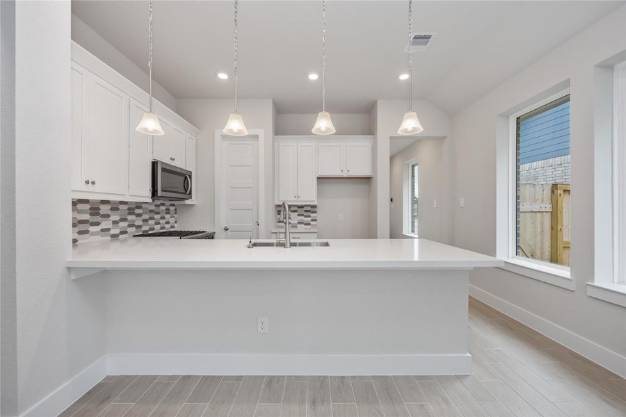 Furnished interior view inside a new home in Sunterra, Katy (Image 6). Furnished interior view inside a new home in Sunterra, Katy (Image 6).