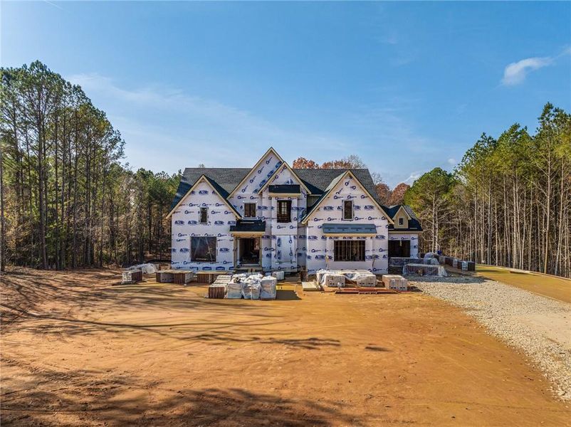 In-progress construction of a new home in , Dacula, GA (Image 110).