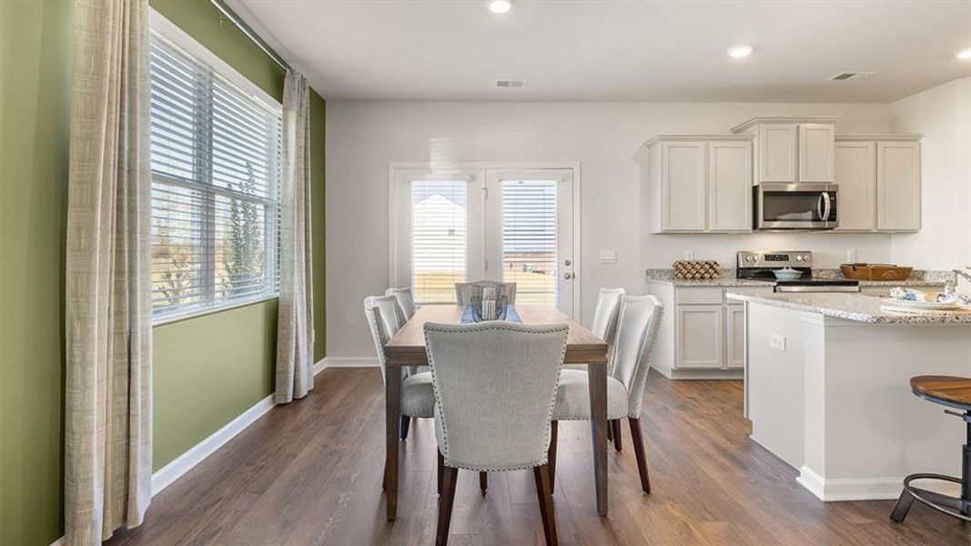 Furnished interior view inside a new home in Poplar Preserve, Newnan (Image 12).