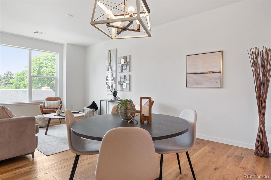 Furnished interior view inside a new home in , Denver (Image 18).