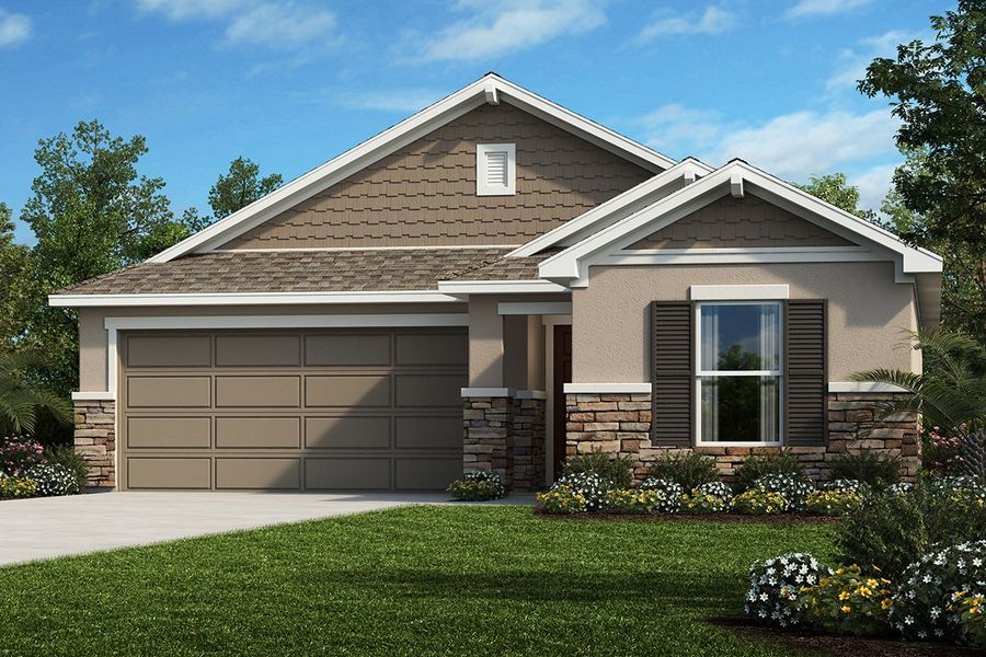 Exterior H with optional stone Exterior H with optional stone