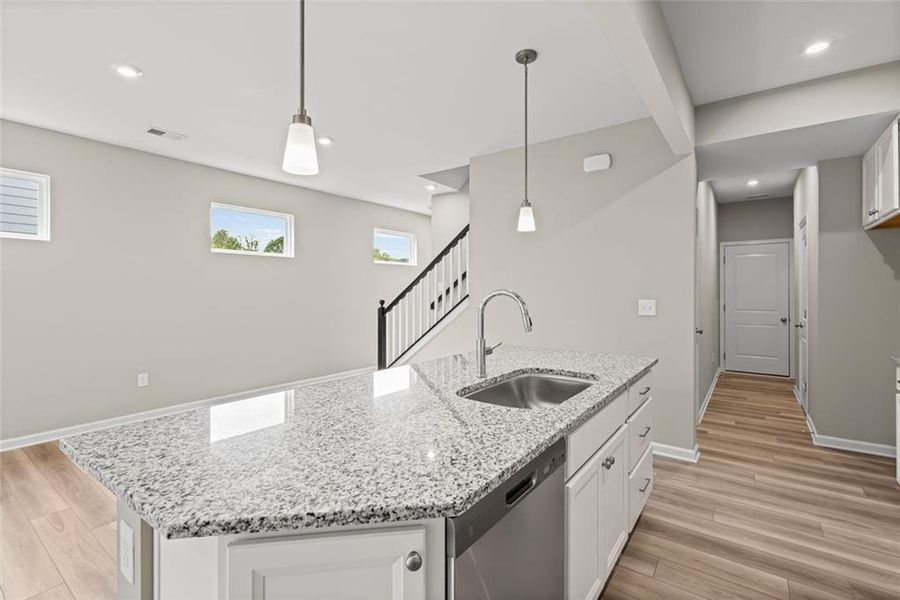 Furnished interior view inside a new home in Villas at Gold Creek, Dawsonville (Image 7).
