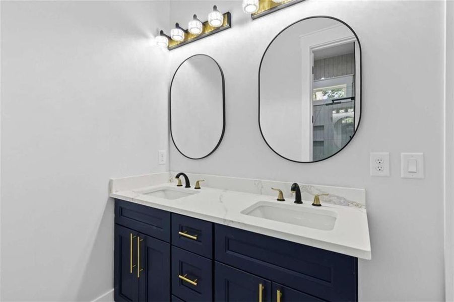 Furnished interior view inside a new home in , Winder (Image 43).