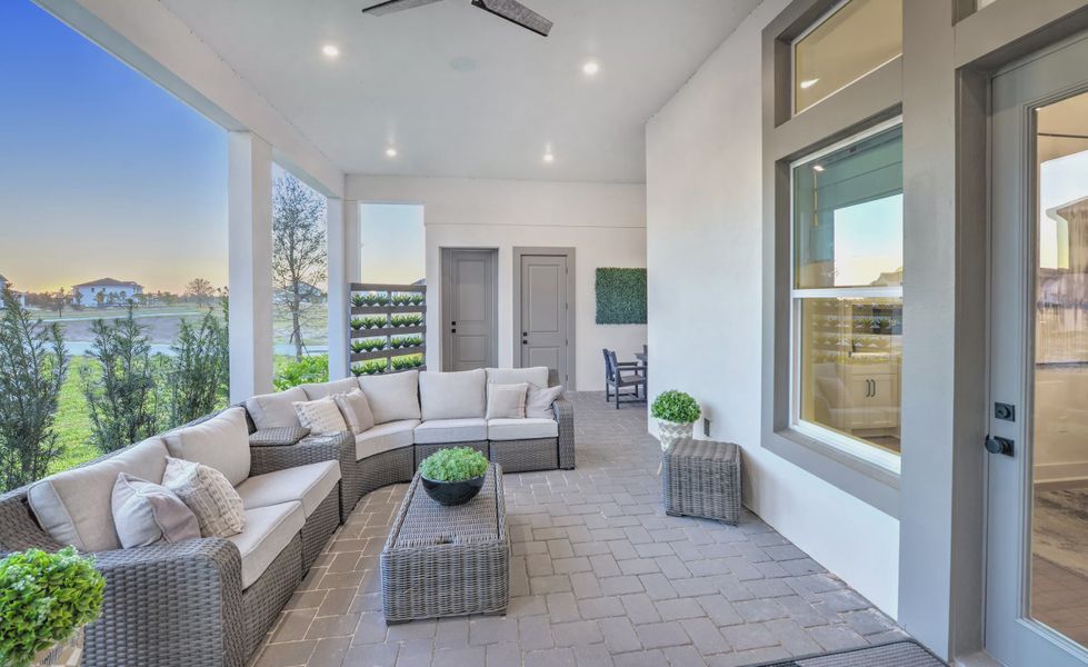 Furnished interior view inside a new home in Laureate Park, Orlando (Image 4). Furnished interior view inside a new home in Laureate Park, Orlando (Image 4).