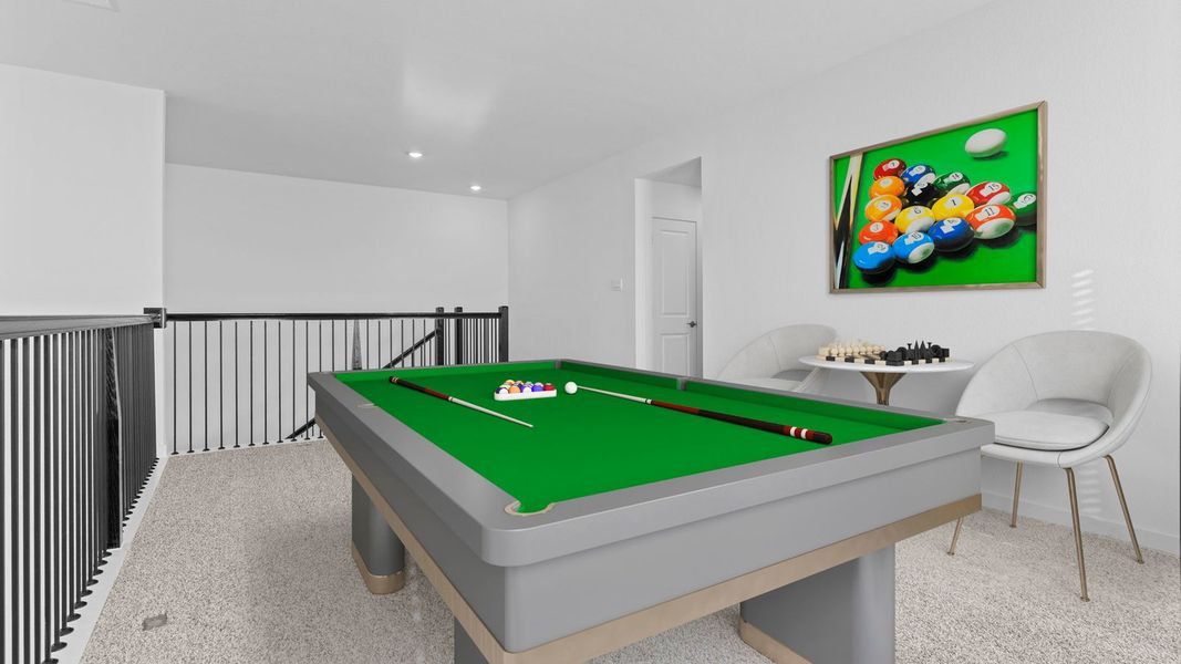 Furnished interior view inside a new home in Blue Heron Estates, Beasley (Image 17).