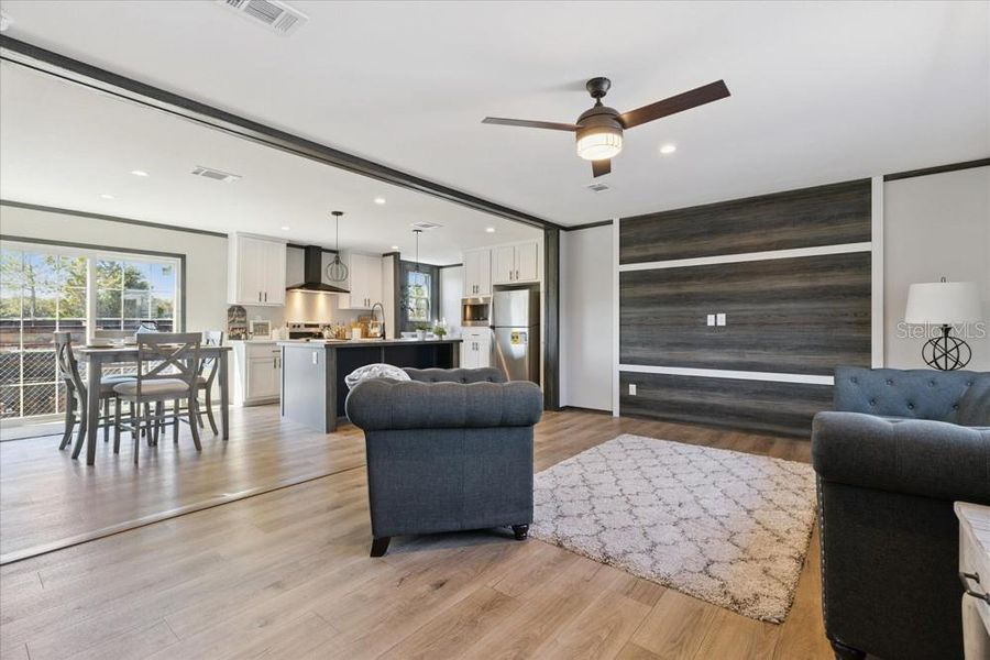 Furnished interior view inside a new home in , Bunnell (Image 10). Furnished interior view inside a new home in , Bunnell (Image 10).