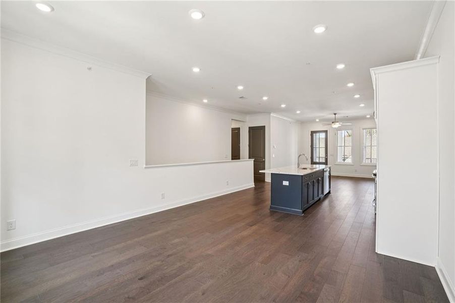 Spacious, unfurnished interior of a new home in Waterside Condos, Peachtree Corners (Image 23).