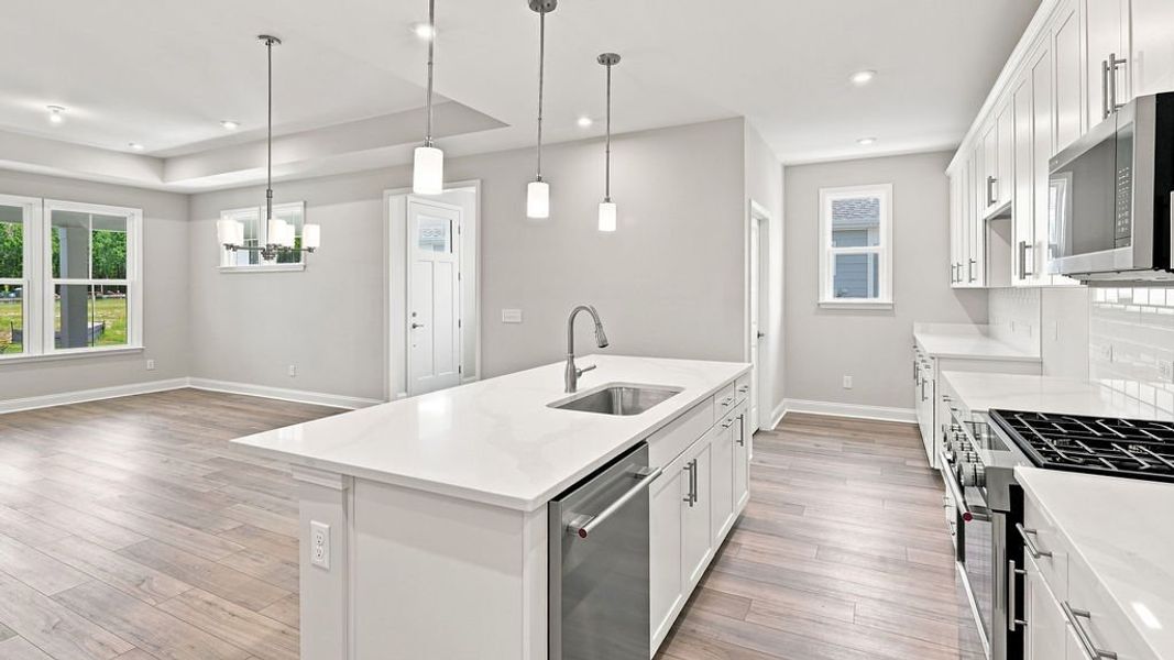 Furnished interior view inside a new home in Sun City Hilton Head, Bluffton (Image 9).