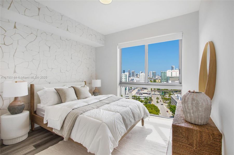 Furnished interior view inside a new home in , Miami (Image 5). Furnished interior view inside a new home in , Miami (Image 5).