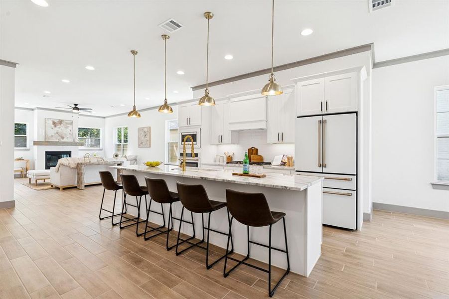 Furnished interior view inside a new home in , Fort Worth (Image 6).