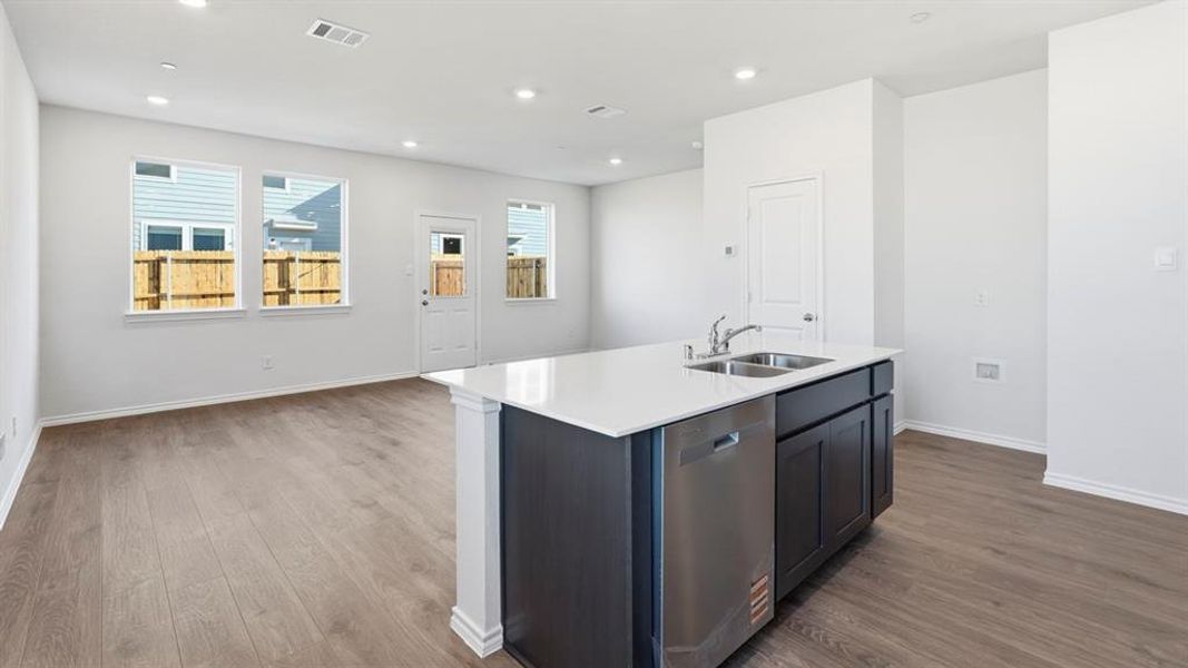 Furnished interior view inside a new home in Arbor Trails South, Princeton (Image 6).