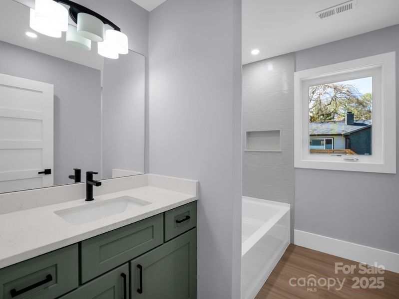 Furnished interior view inside a new home in , Asheville (Image 9). Furnished interior view inside a new home in , Asheville (Image 9).