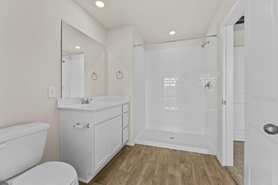 Furnished interior view inside a new home in Sunset Oaks, Maxwell (Image 9). Furnished interior view inside a new home in Sunset Oaks, Maxwell (Image 9).