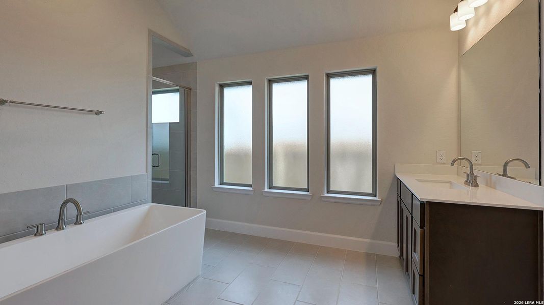 Furnished interior view inside a new home in Haby Hill, San Antonio (Image 10). Furnished interior view inside a new home in Haby Hill, San Antonio (Image 10).