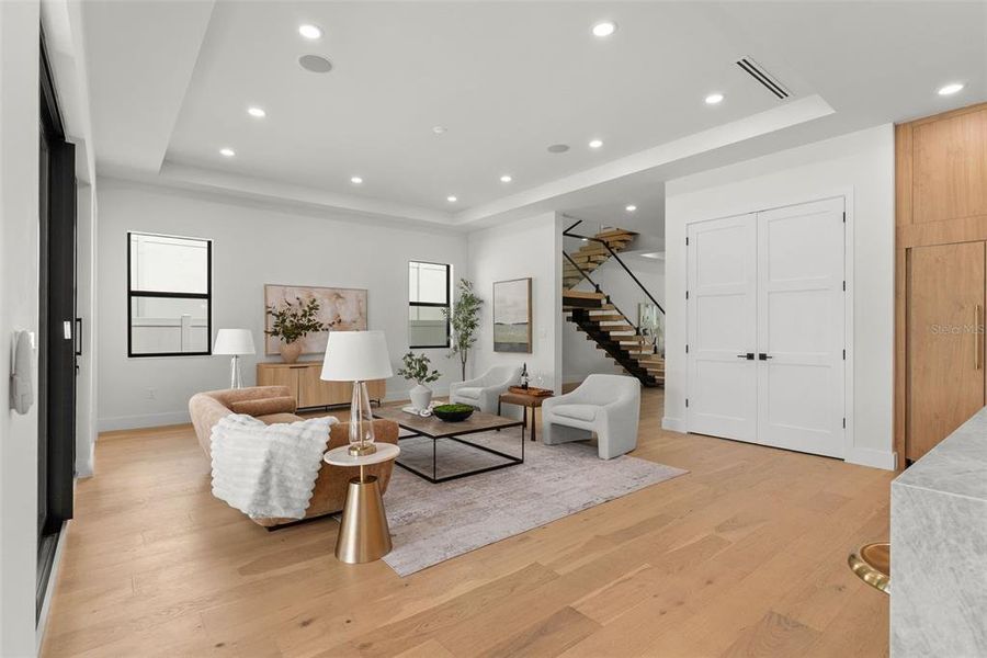 Furnished interior view inside a new home in , Tampa (Image 37).