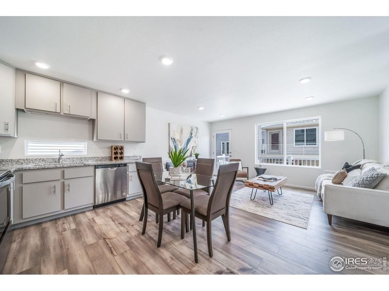 Furnished interior view inside a new home in , Johnstown (Image 13).