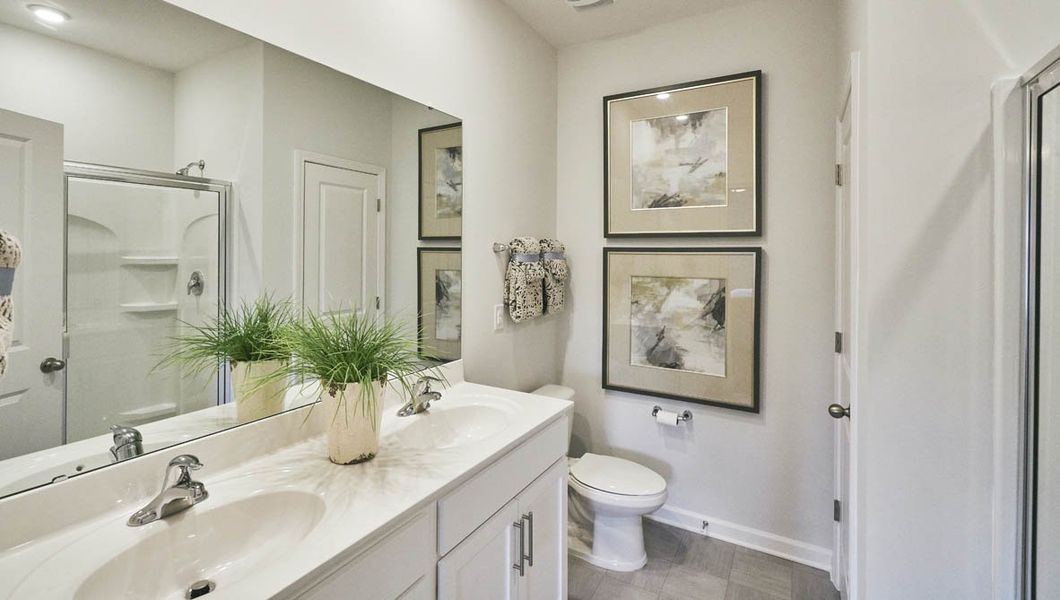 Representative furnished interior of a home built from the Winston by D.R. Horton in Middleton, Greensboro (Image 16). Representative furnished interior of a home built from the Winston by D.R. Horton in Middleton, Greensboro (Image 16).