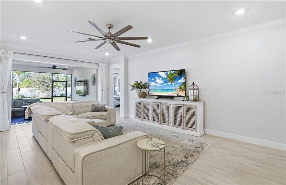 Furnished interior view inside a new home in Esplanade at Artisan Lakes, Palmetto (Image 13).