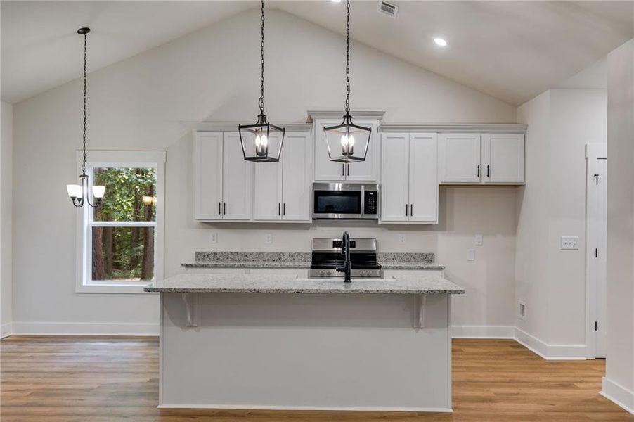 Furnished interior view inside a new home in , Silver Creek (Image 13).