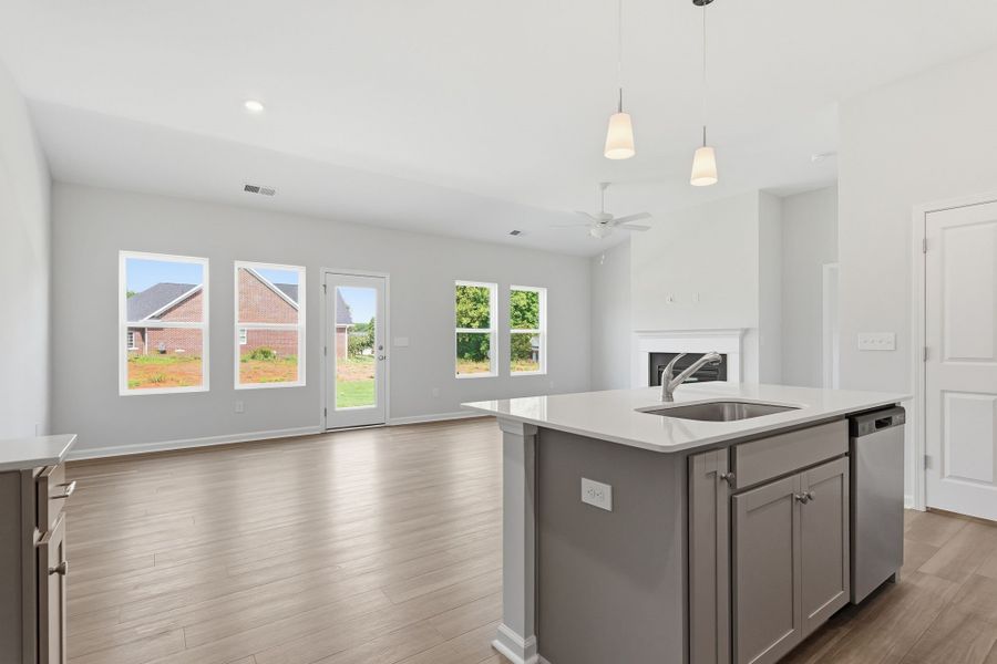 Furnished interior view inside a new home in Willowbrook, Shelby (Image 3).