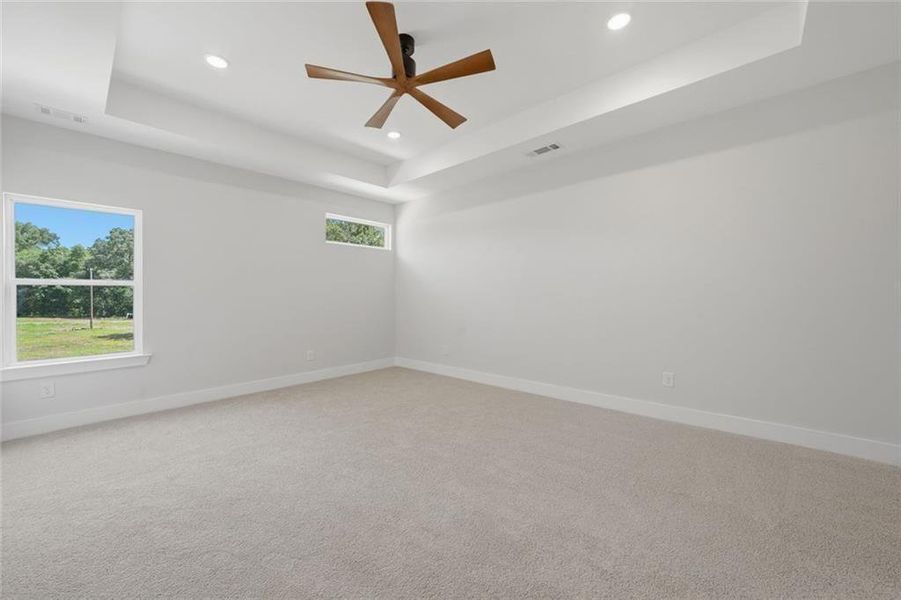 Spacious, unfurnished interior of a new home in , White (Image 40).