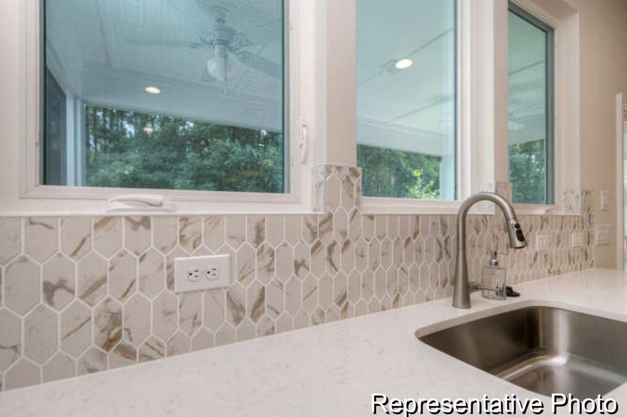 Close-up of interior finishes inside a home in Copper Ridge at Flowers Plantation, Clayton (Image 17).