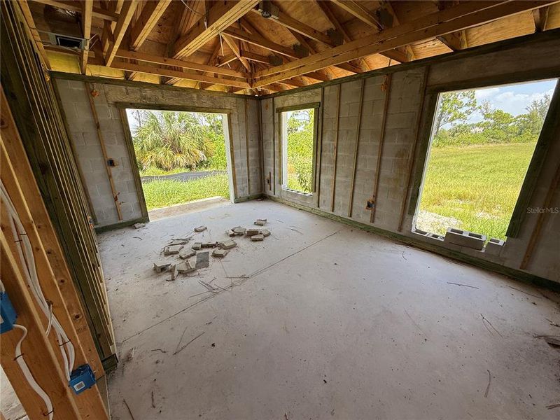 In-progress construction of a new home in , Cape Coral, FL (Image 7).