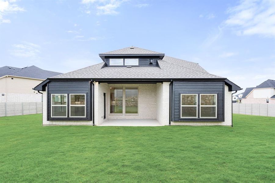 Exterior details and patio area of a home in Painted Tree Woodland District 50, McKinney (Image 21). Exterior details and patio area of a home in Painted Tree Woodland District 50, McKinney (Image 21).