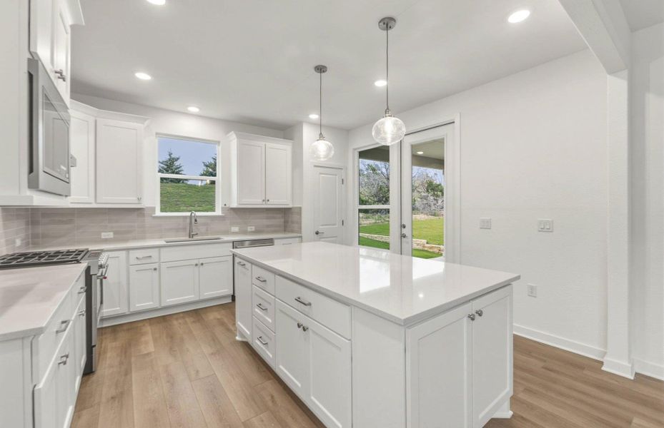 Furnished interior view inside a new home in Sun City Texas, Georgetown (Image 7).