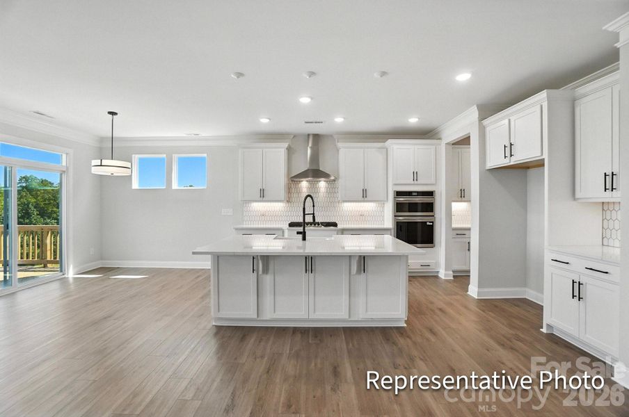 Furnished interior view inside a new home in , Sherrills Ford (Image 12).