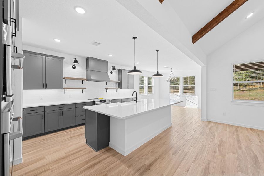 Gourmet island kitchen (*Photo not of actual home and used for illustration purposes only.)