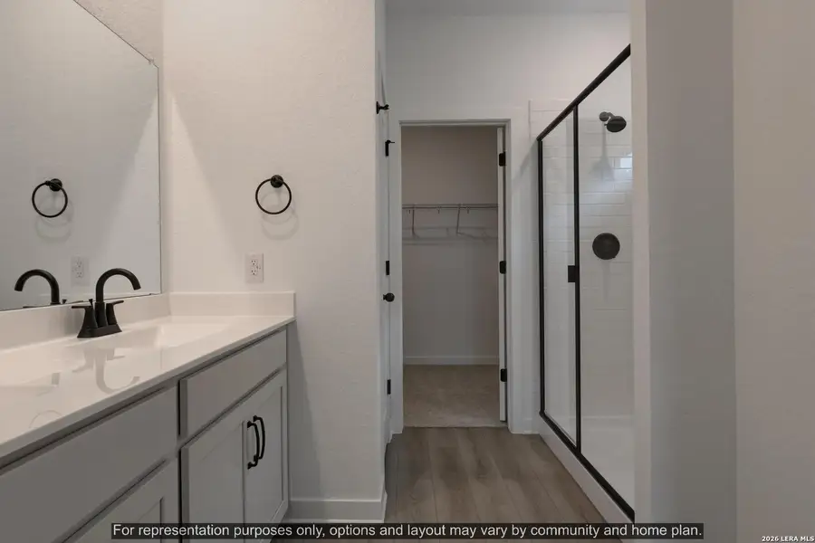 Furnished interior view inside a new home in The Wilder, Adkins (Image 7).