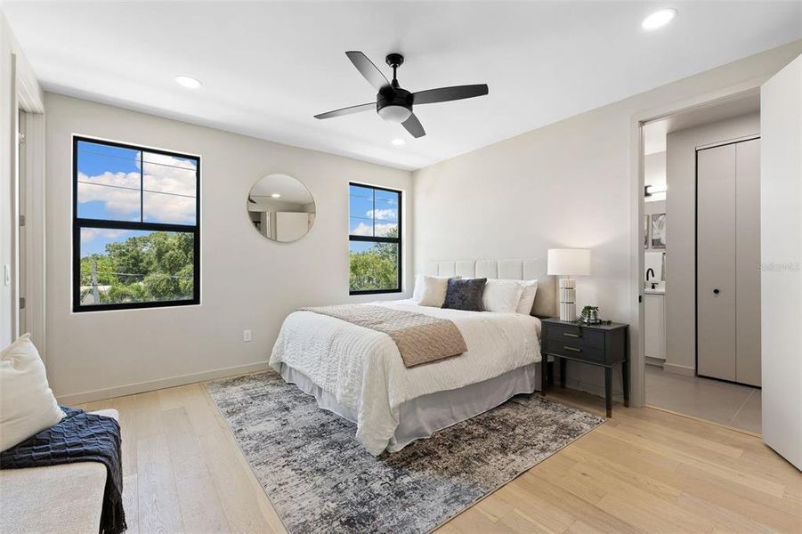 Furnished interior view inside a new home in , St. Petersburg (Image 9).