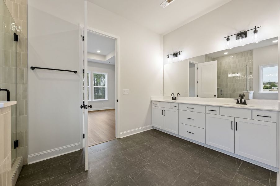 Representative furnished interior of a home built from the The Ingrid by David Weekley Homes in Hardy Pond, Rock Hill (Image 4).