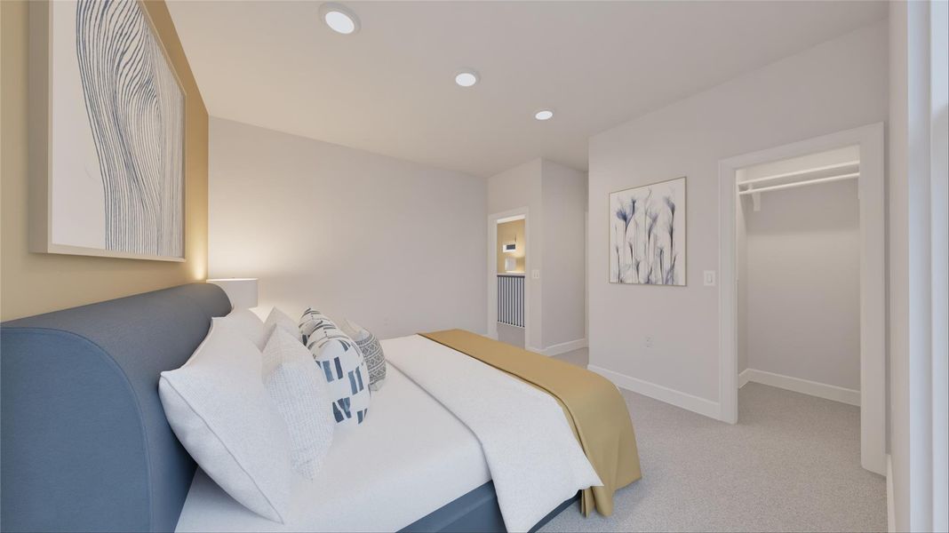 Furnished interior view inside a new home in Oakberry Trails, Waller (Image 8). Furnished interior view inside a new home in Oakberry Trails, Waller (Image 8).