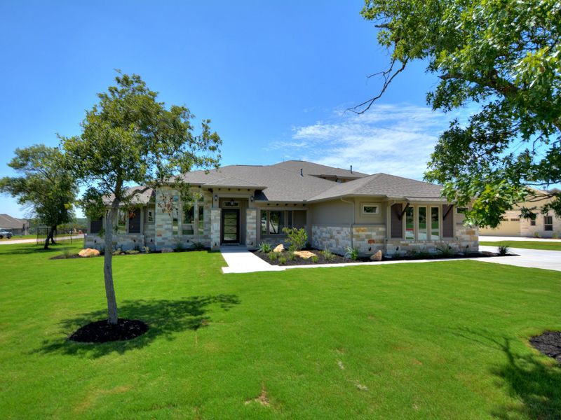 Image 184 representing the Santa Barbara II by Giddens Homes in Scofield Farms Estates, Georgetown, TX.