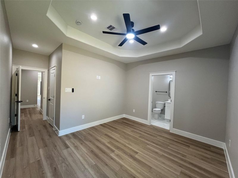7921 Virgil St primary bedroom with raised ceiling 7921 Virgil St primary bedroom with raised ceiling