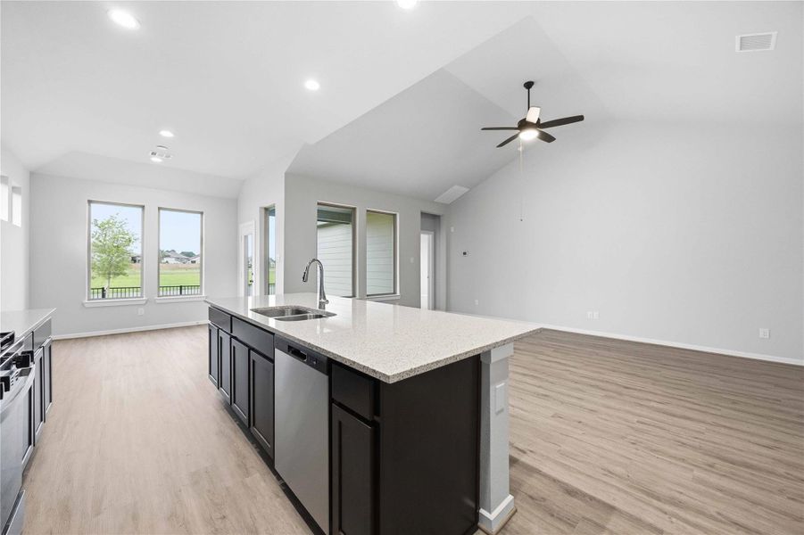 Furnished interior view inside a new home in , La Marque (Image 11).