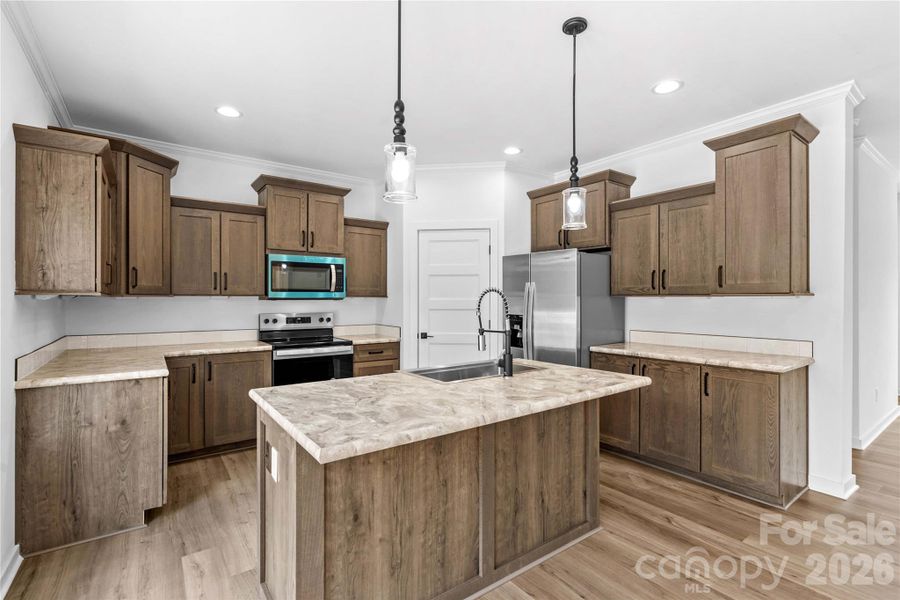 Furnished interior view inside a new home in , Catawba (Image 12).