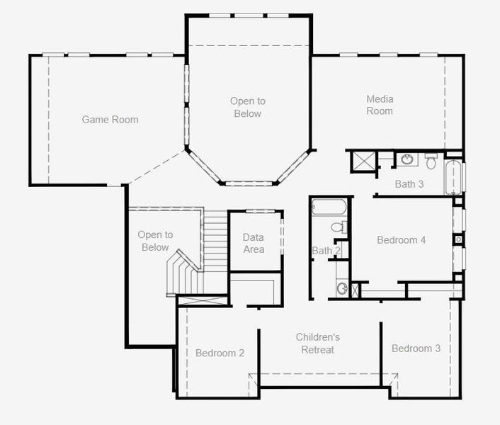 St. Charles II 2nd floor Diagram