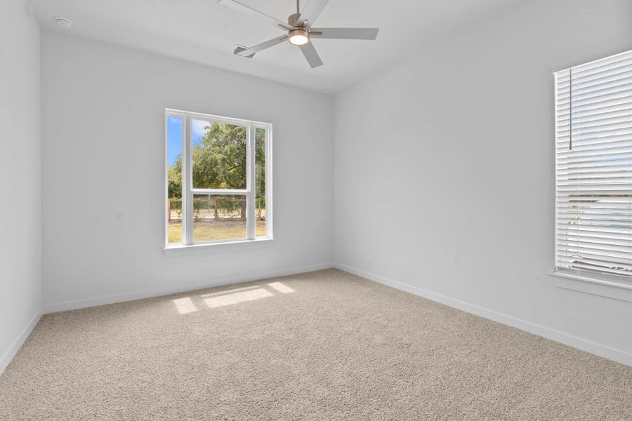 Representative unfurnished interior of a home built from the Ryker by Chesmar Homes in The Crossvine – Garden Homes, Schertz (Image 7).