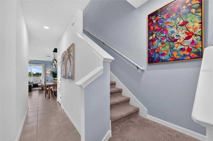 Furnished interior view inside a new home in Mangrove Point, Apollo Beach (Image 39).