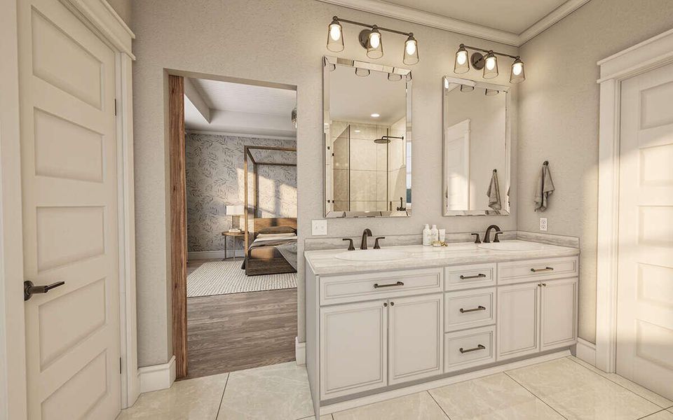 Furnished interior view inside a new home in , Goose Creek (Image 14).