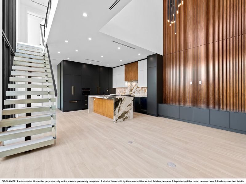 DISCLAIMER: Photos are for illustrative purposes only and are from a previously completed & similar home built by the same builder. Actual finishes, features & layout may differ based on selections & final construction details.