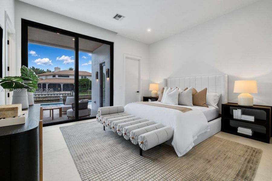 Furnished interior view inside a new home in , Boca Raton (Image 20).