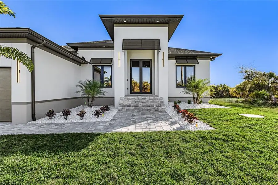 Exterior details and patio area of a home in , Port Charlotte (Image 2). Exterior details and patio area of a home in , Port Charlotte (Image 2).