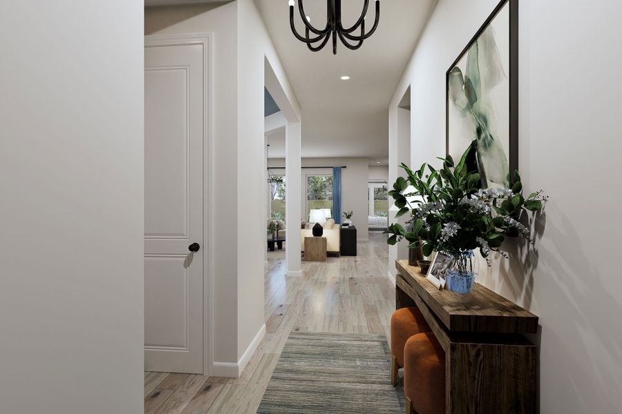 Representative furnished interior of a home built from the The Cadence by David Weekley Homes in Lanier Landing - Retreat Collection, Gainesville (Image 5).