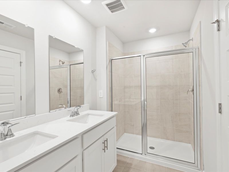 Furnished interior view inside a new home in Valentine Townes, Greer (Image 9).