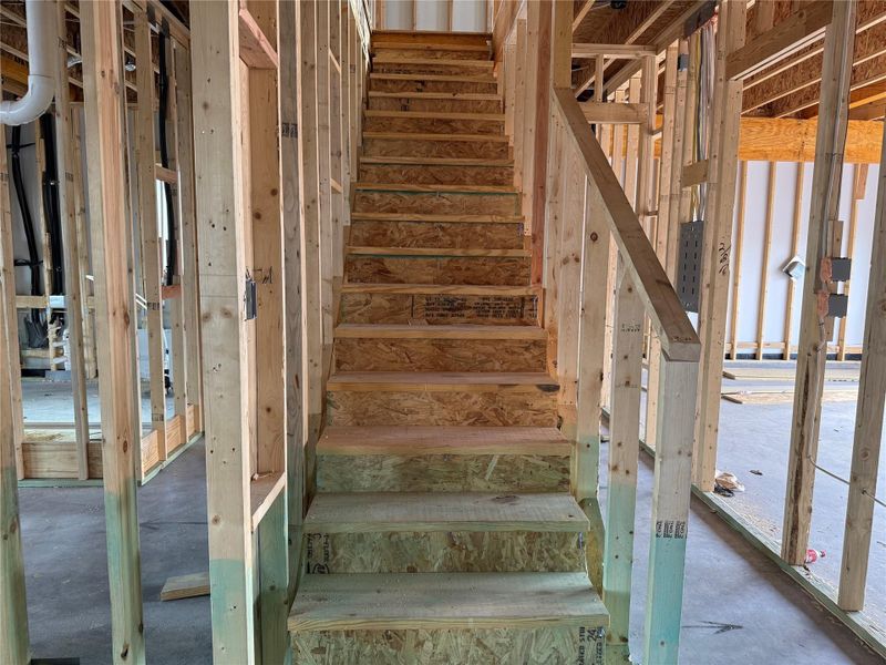 View of stairs View of stairs